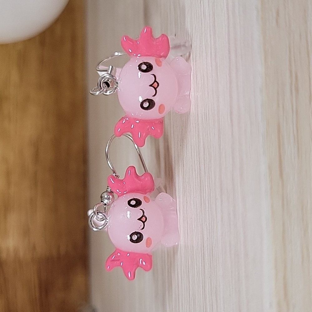 AXOLOTL DROP EARRINGS